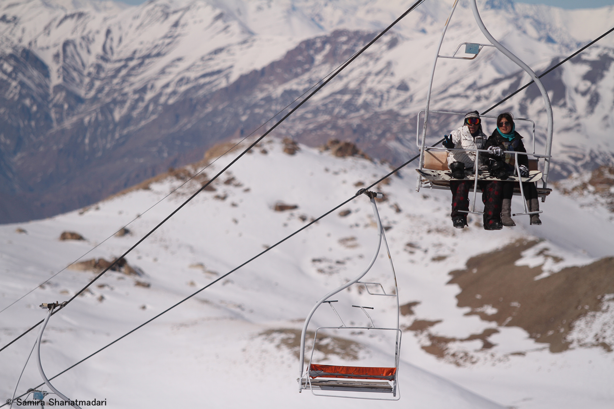 Ski dans la capitale orientale Téhéran
