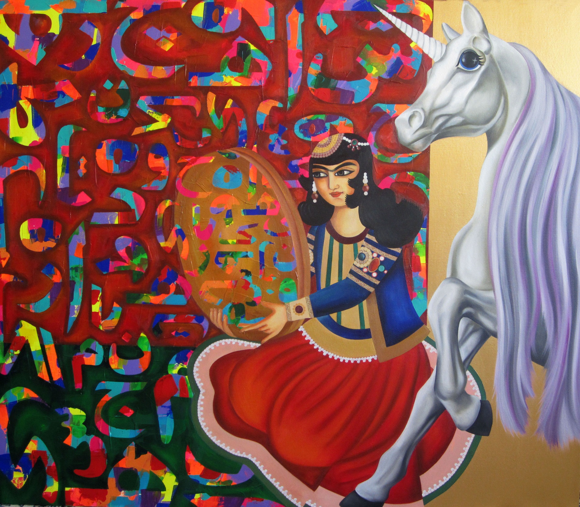 Pegah Lari, une artiste au pinceau allégorique