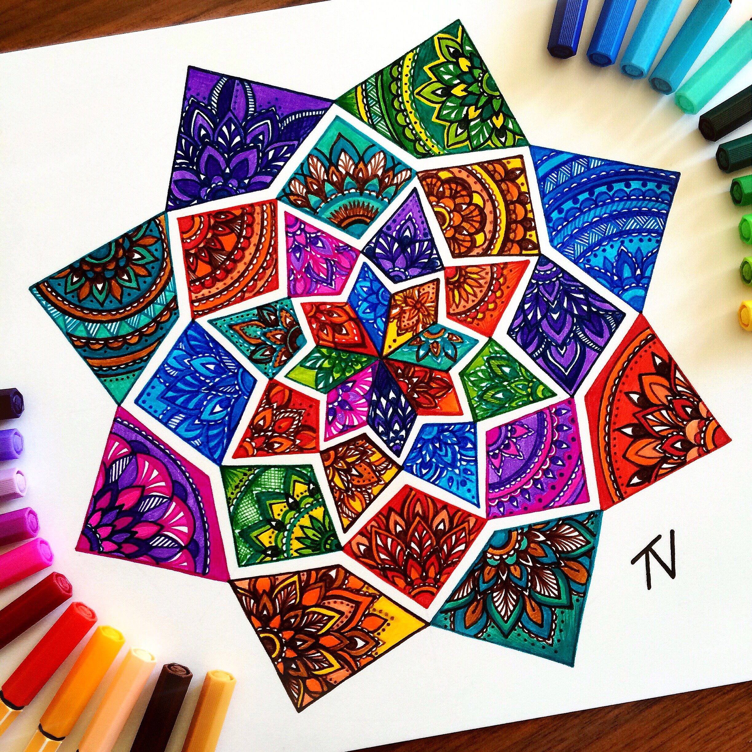 The vibrant art of mandalas by Nigar Tahmazova