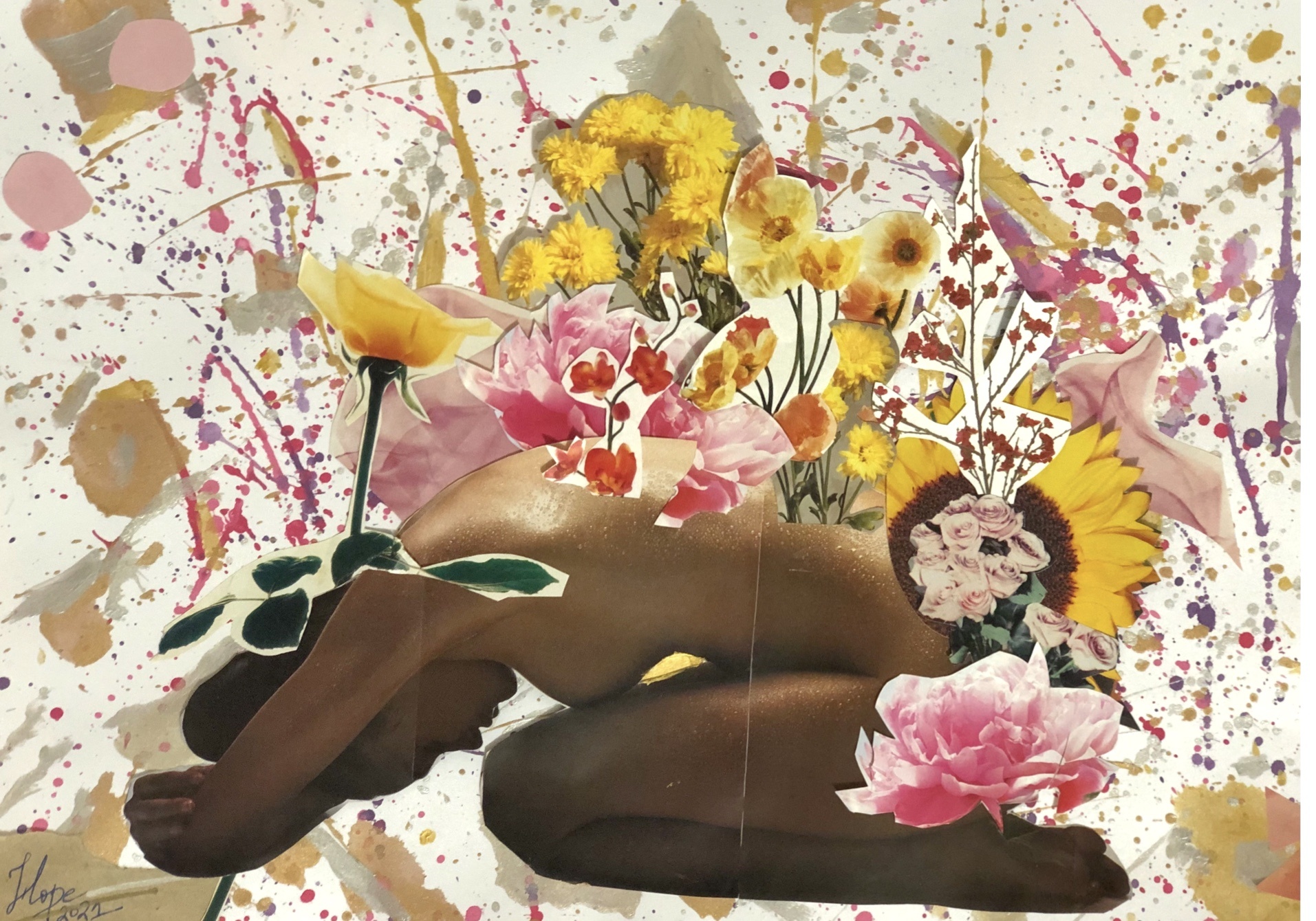 “Débris d’âme”, l’art du collage d’Amal Bousnina